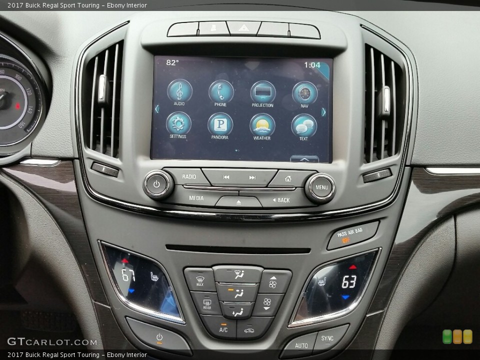Ebony Interior Controls for the 2017 Buick Regal Sport Touring #115577252