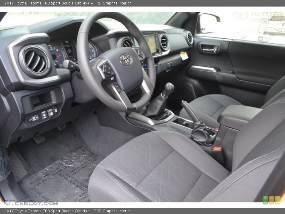 TRD Graphite Interior Photo for the 2017 Toyota Tacoma TRD Sport Double Cab 4x4 #115580027