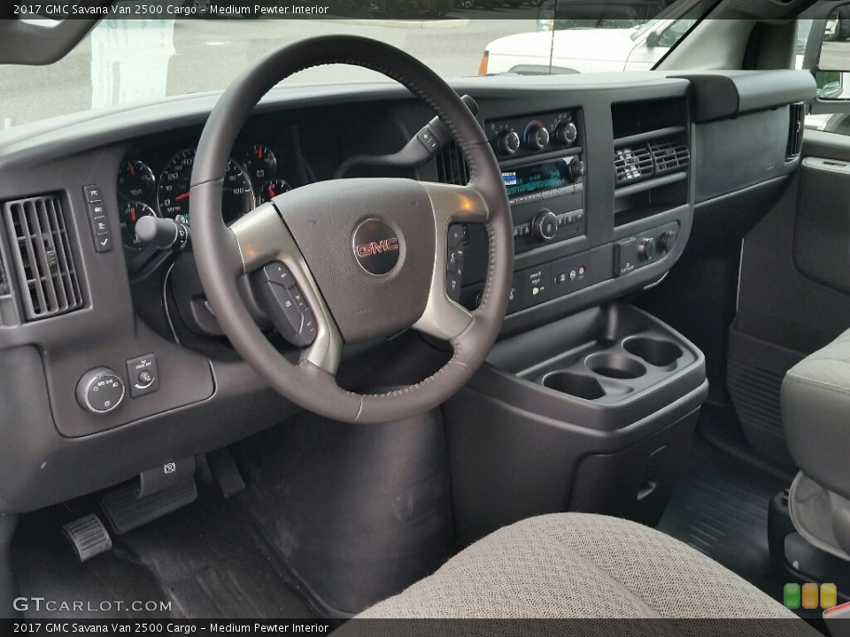 Medium Pewter Interior Dashboard for the 2017 GMC Savana Van 2500 Cargo #115581746