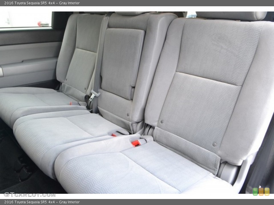 Gray Interior Rear Seat for the 2016 Toyota Sequoia SR5 4x4 #115583168