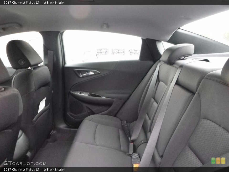Jet Black Interior Rear Seat for the 2017 Chevrolet Malibu LS #115584676