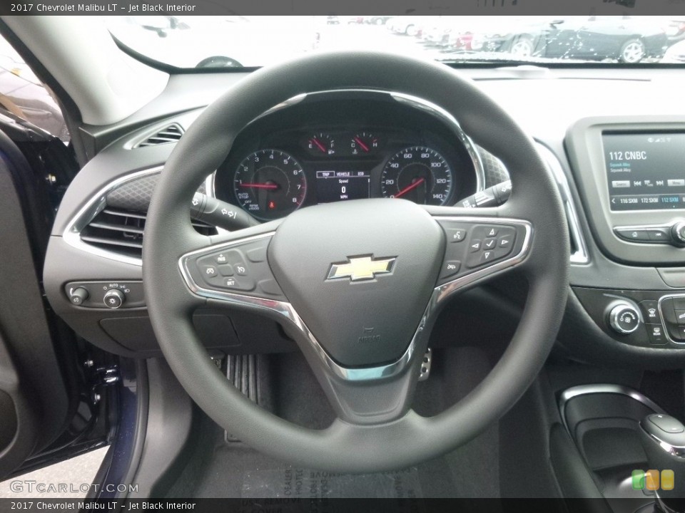 Jet Black Interior Steering Wheel for the 2017 Chevrolet Malibu LT #115586069