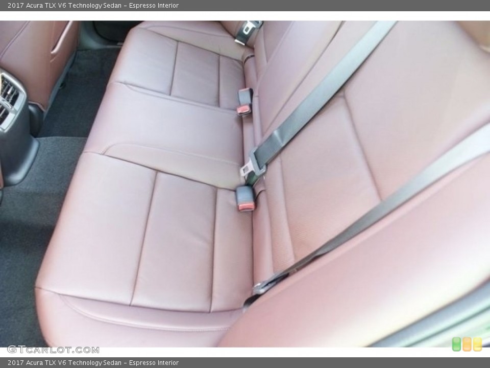 Espresso Interior Rear Seat for the 2017 Acura TLX V6 Technology Sedan #115587695