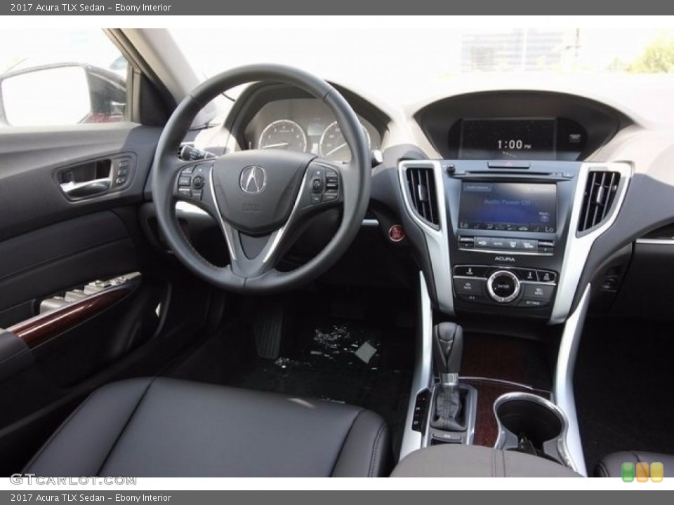 Ebony Interior Dashboard for the 2017 Acura TLX Sedan #115588169