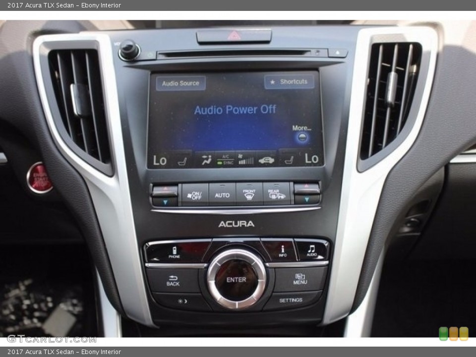 Ebony Interior Controls for the 2017 Acura TLX Sedan #115588202