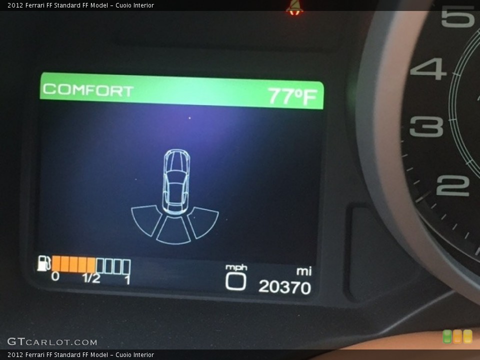 Cuoio Interior Controls for the 2012 Ferrari FF  #115591588
