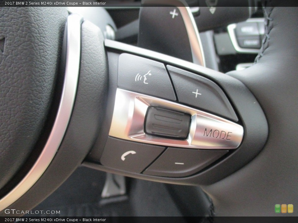 Black Interior Controls for the 2017 BMW 2 Series M240i xDrive Coupe #115594669