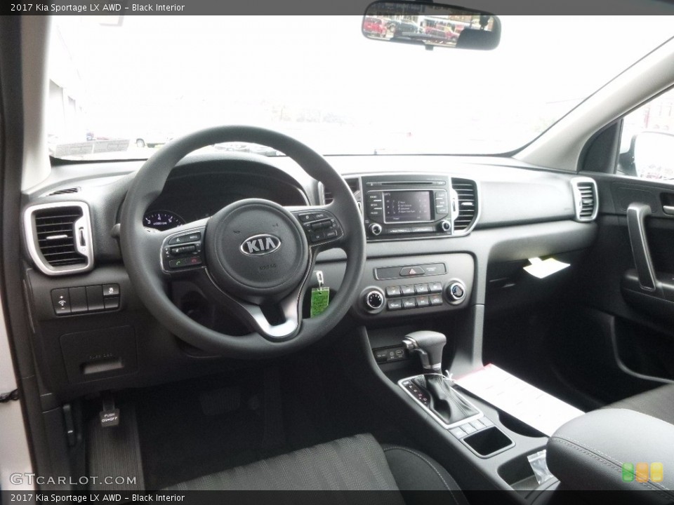 Black Interior Prime Interior for the 2017 Kia Sportage LX AWD #115594843