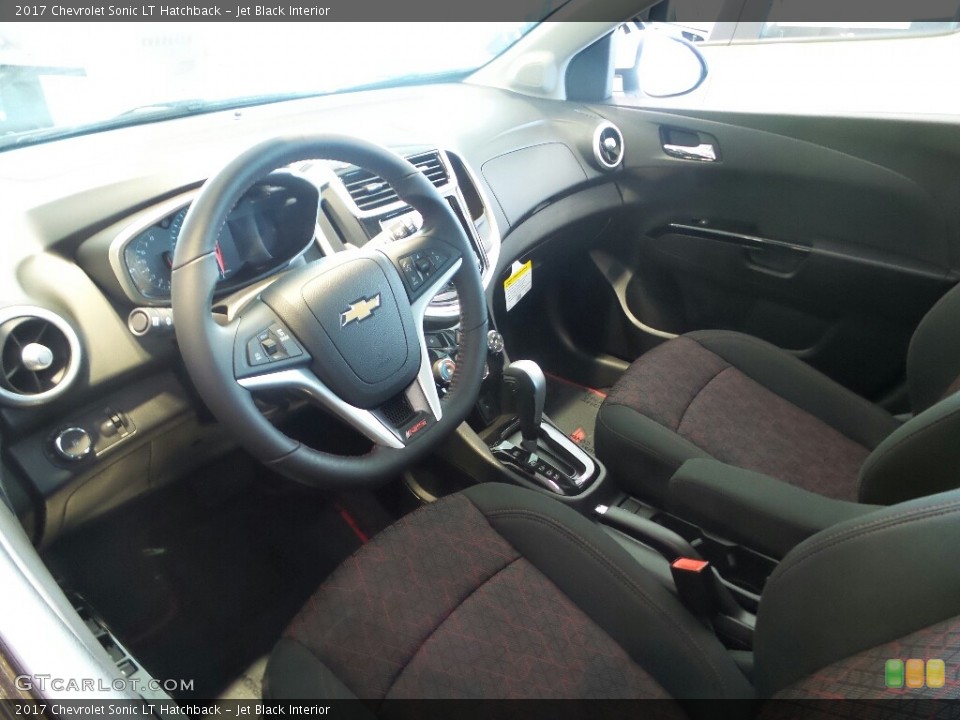 Jet Black Interior Photo for the 2017 Chevrolet Sonic LT Hatchback #115595362