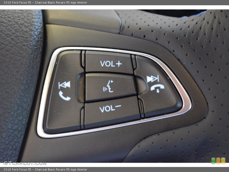 Charcoal Black Recaro RS logo Interior Controls for the 2016 Ford Focus RS #115595905