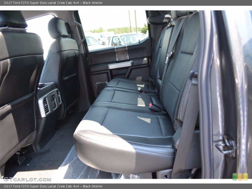 Black Interior Rear Seat for the 2017 Ford F250 Super Duty Lariat Crew Cab 4x4 #115596715