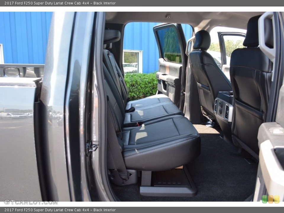 Black Interior Rear Seat for the 2017 Ford F250 Super Duty Lariat Crew Cab 4x4 #115596817