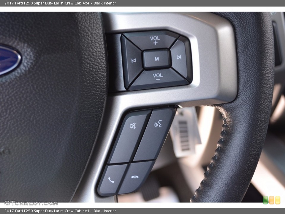 Black Interior Controls for the 2017 Ford F250 Super Duty Lariat Crew Cab 4x4 #115597270