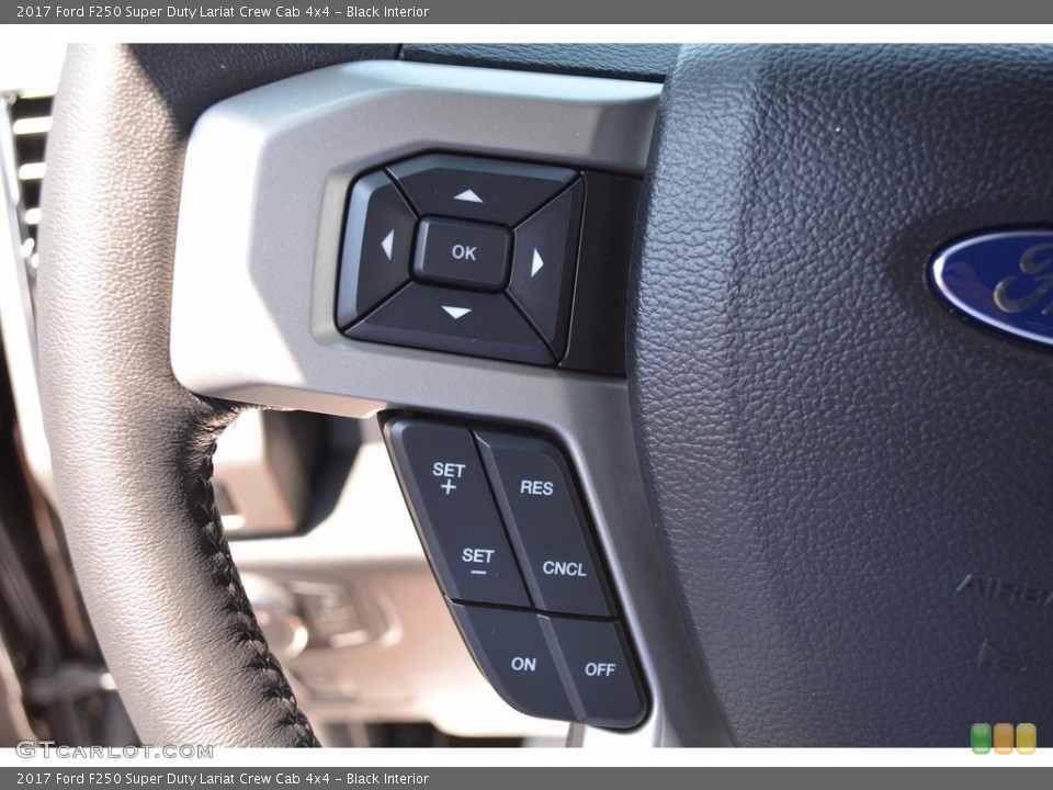 Black Interior Controls for the 2017 Ford F250 Super Duty Lariat Crew Cab 4x4 #115597297