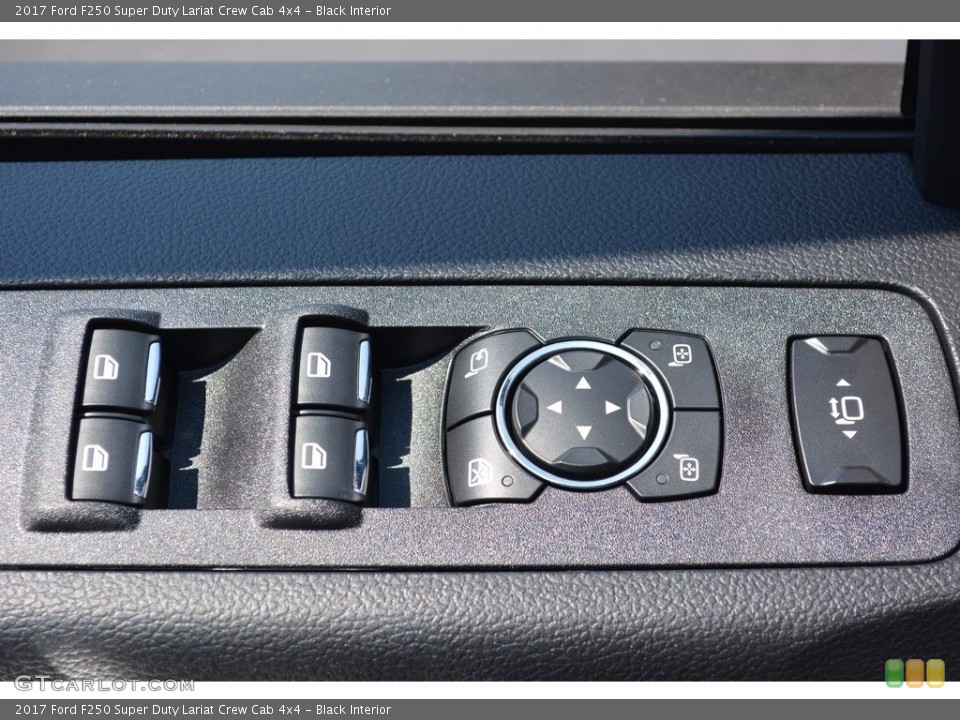 Black Interior Controls for the 2017 Ford F250 Super Duty Lariat Crew Cab 4x4 #115597321