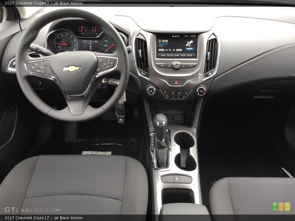 Jet Black Interior Dashboard for the 2017 Chevrolet Cruze LT #115608577