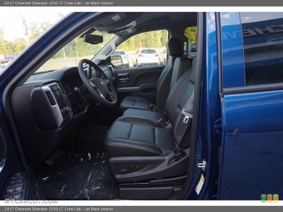 Jet Black Interior Front Seat for the 2017 Chevrolet Silverado 1500 LT Crew Cab #115610218
