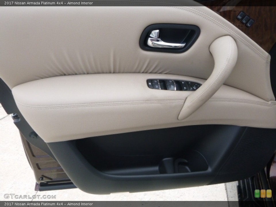 Almond Interior Door Panel for the 2017 Nissan Armada Platinum 4x4 #115617481