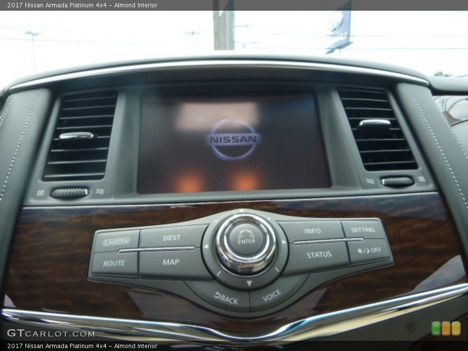 Almond Interior Controls for the 2017 Nissan Armada Platinum 4x4 #115617511