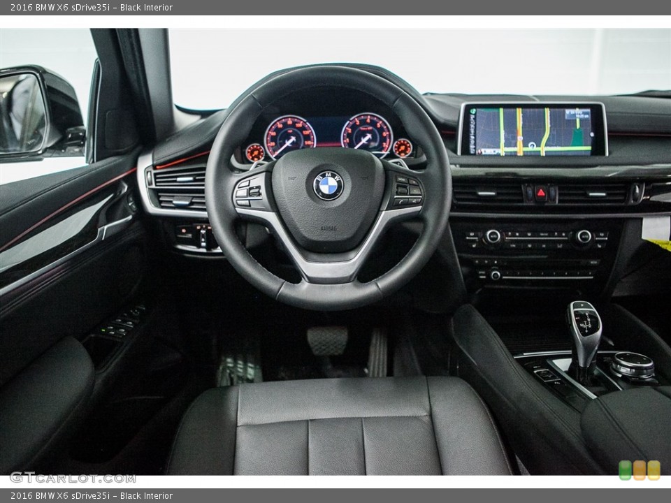 Black Interior Dashboard for the 2016 BMW X6 sDrive35i #115626987