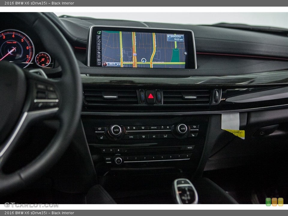 Black Interior Controls for the 2016 BMW X6 sDrive35i #115627011