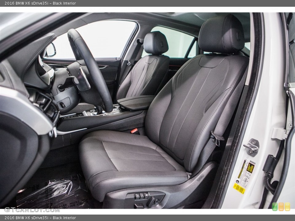 Black 2016 BMW X6 Interiors