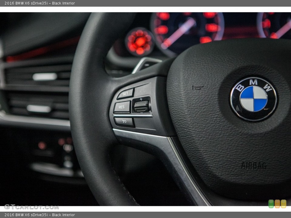Black Interior Controls for the 2016 BMW X6 sDrive35i #115627266