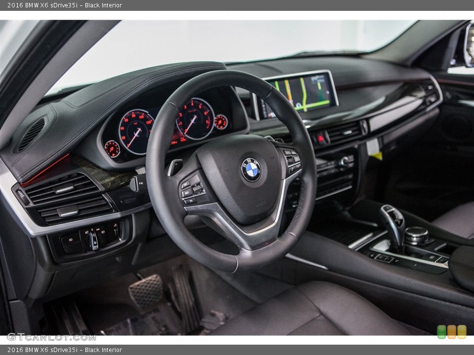 Black Interior Dashboard for the 2016 BMW X6 sDrive35i #115627305
