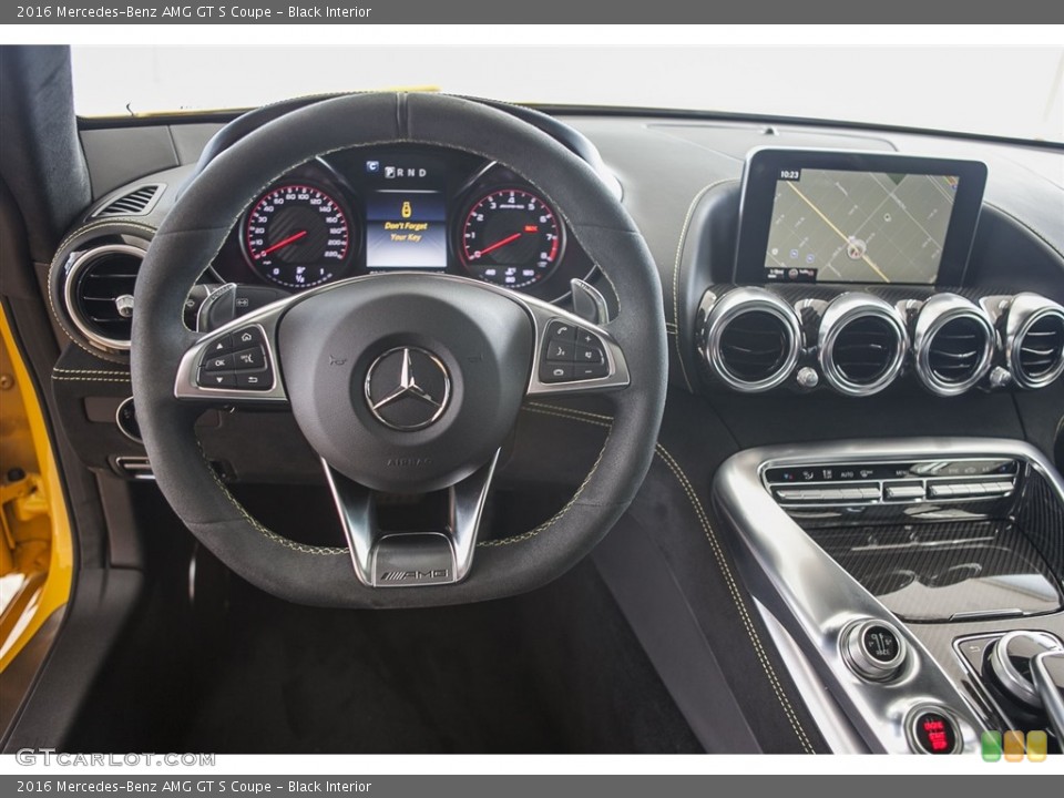 Black Interior Dashboard for the 2016 Mercedes-Benz AMG GT S Coupe #115628202