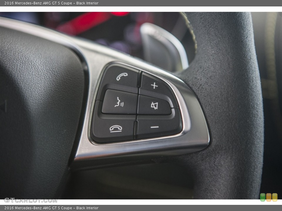Black Interior Controls for the 2016 Mercedes-Benz AMG GT S Coupe #115628463