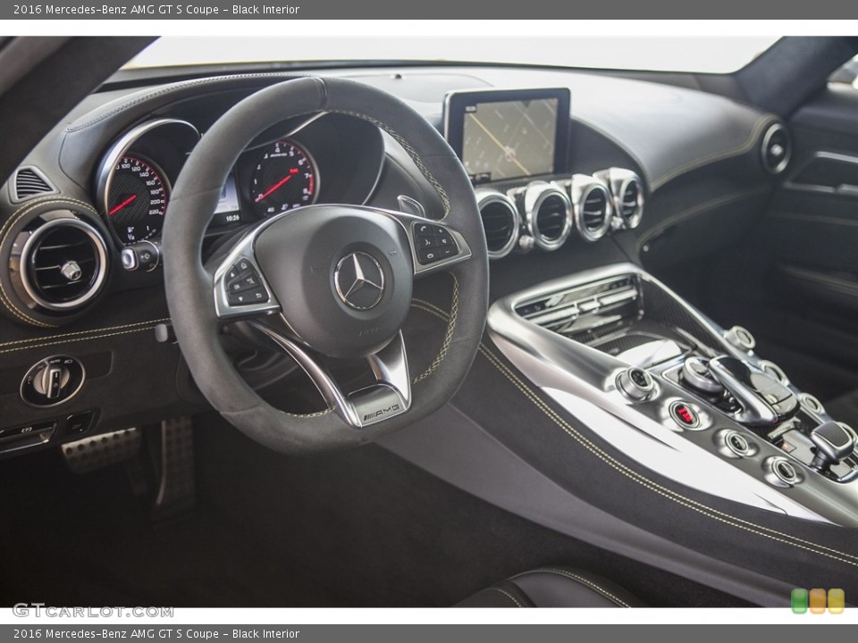 Black Interior Dashboard for the 2016 Mercedes-Benz AMG GT S Coupe #115628538