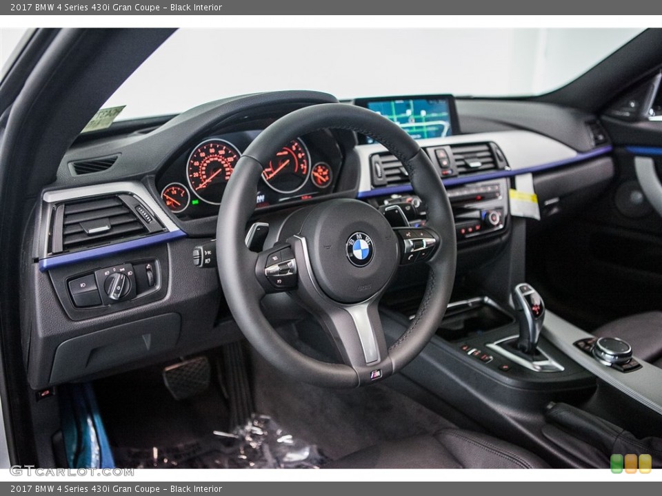Black Interior Dashboard for the 2017 BMW 4 Series 430i Gran Coupe #115632927