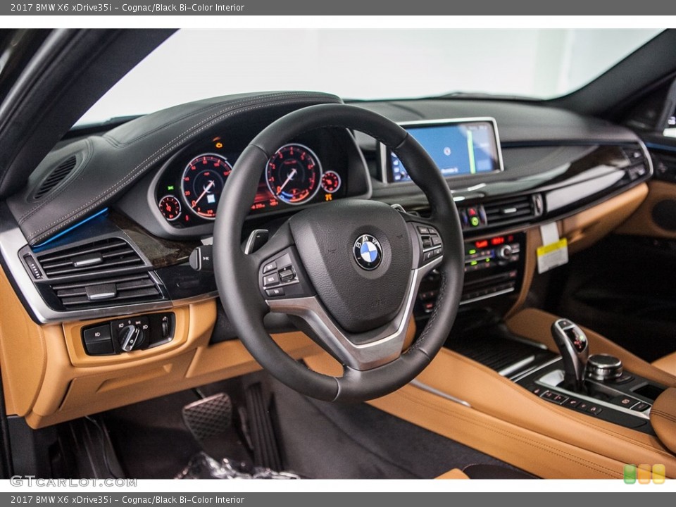 Cognac/Black Bi-Color Interior Dashboard for the 2017 BMW X6 xDrive35i #115633239