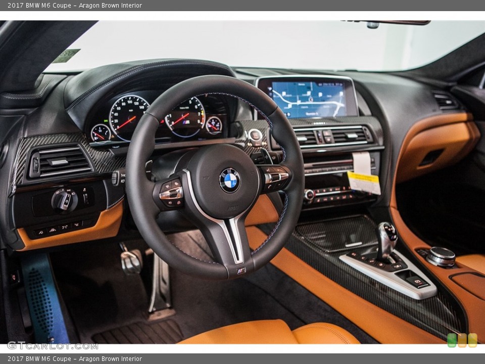 Aragon Brown Interior Dashboard for the 2017 BMW M6 Coupe #115633512
