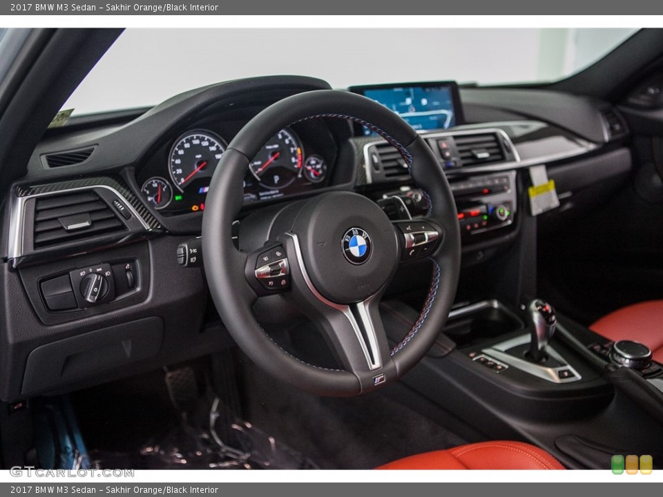 Sakhir Orange/Black Interior Dashboard for the 2017 BMW M3 Sedan #115633809