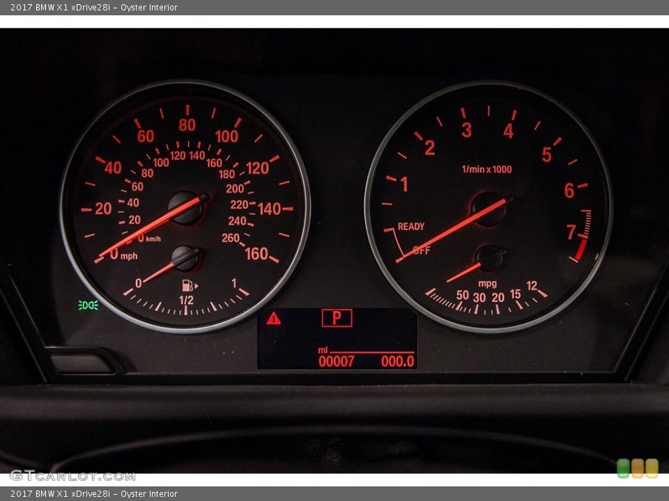 Oyster Interior Gauges for the 2017 BMW X1 xDrive28i #115634769