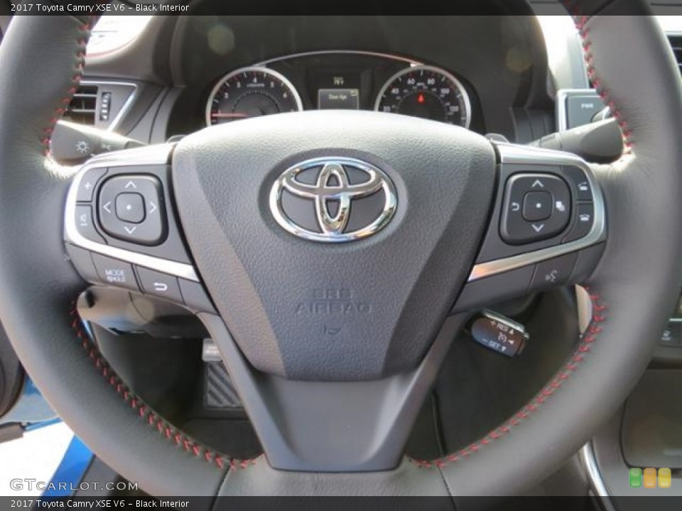Black Interior Steering Wheel for the 2017 Toyota Camry XSE V6 #115637016