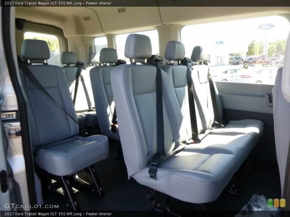 Pewter Interior Rear Seat for the 2017 Ford Transit Wagon XLT 350 MR Long #115638625