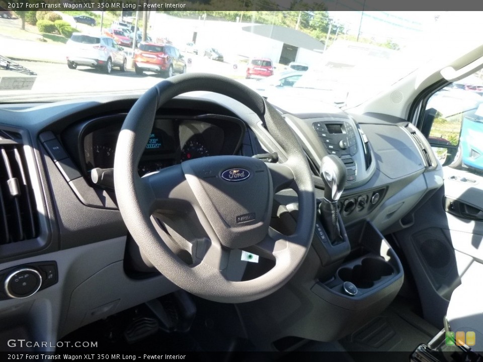 Pewter Interior Dashboard for the 2017 Ford Transit Wagon XLT 350 MR Long #115638830