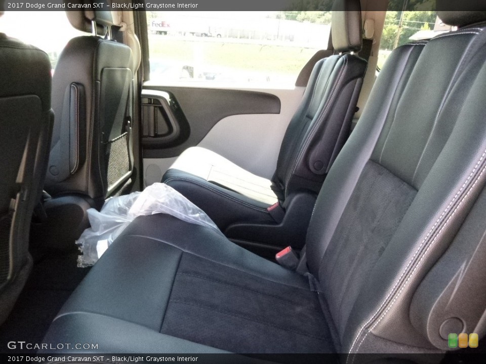Black/Light Graystone Interior Rear Seat for the 2017 Dodge Grand Caravan SXT #115638977