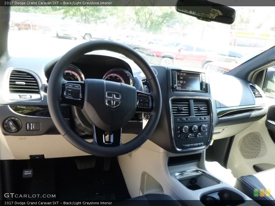 Black/Light Graystone Interior Dashboard for the 2017 Dodge Grand Caravan SXT #115639031