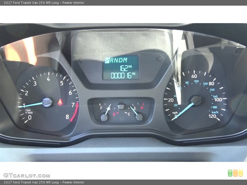 Pewter Interior Gauges for the 2017 Ford Transit Van 250 MR Long #115646048