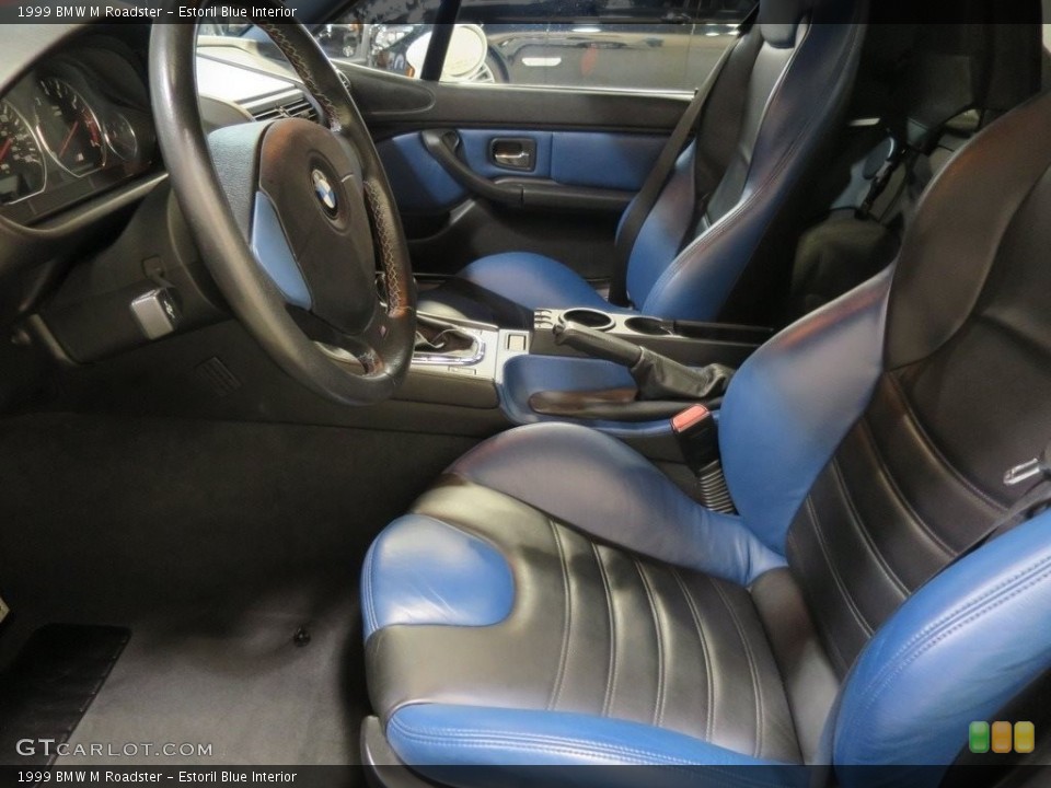 Estoril Blue Interior Front Seat for the 1999 BMW M Roadster #115647038