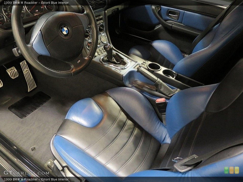 Estoril Blue Interior Front Seat for the 1999 BMW M Roadster #115647062