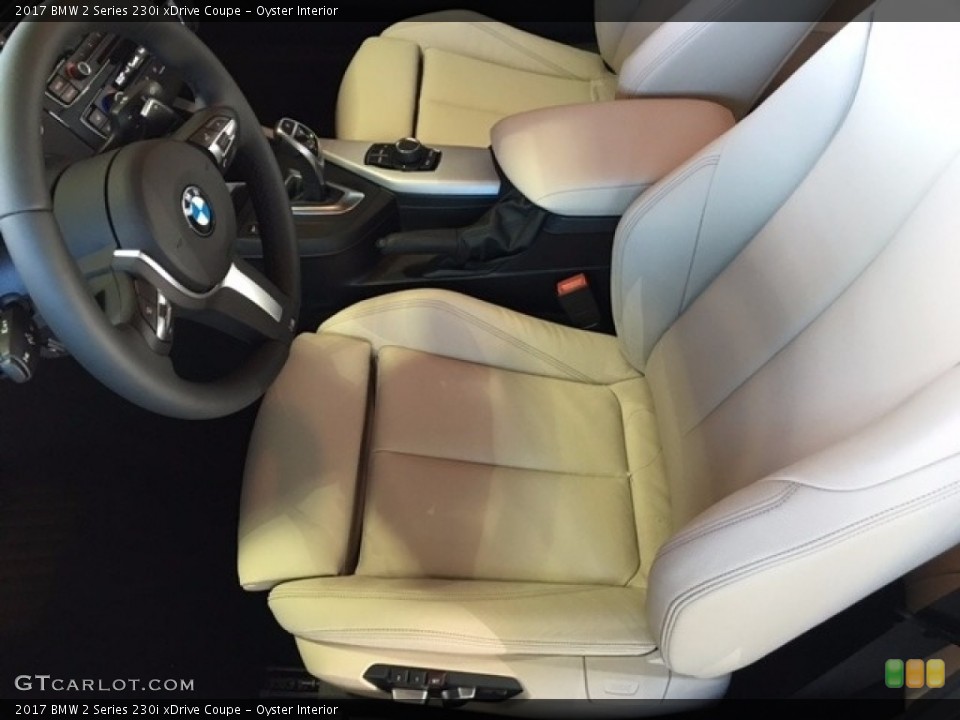 Oyster Interior Front Seat for the 2017 BMW 2 Series 230i xDrive Coupe #115648037