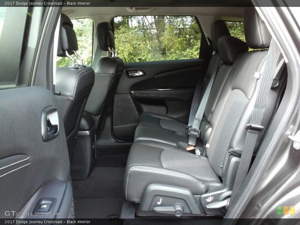 Black Interior Rear Seat for the 2017 Dodge Journey Crossroad #115650020