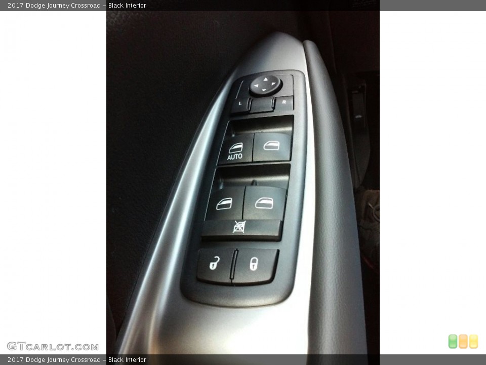 Black Interior Controls for the 2017 Dodge Journey Crossroad #115650146