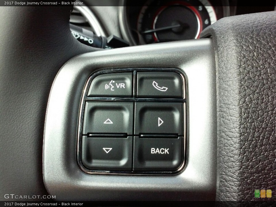 Black Interior Controls for the 2017 Dodge Journey Crossroad #115650167