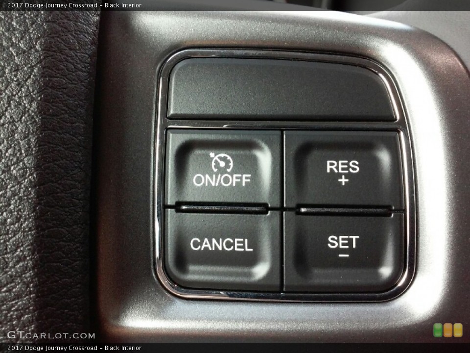 Black Interior Controls for the 2017 Dodge Journey Crossroad #115650191