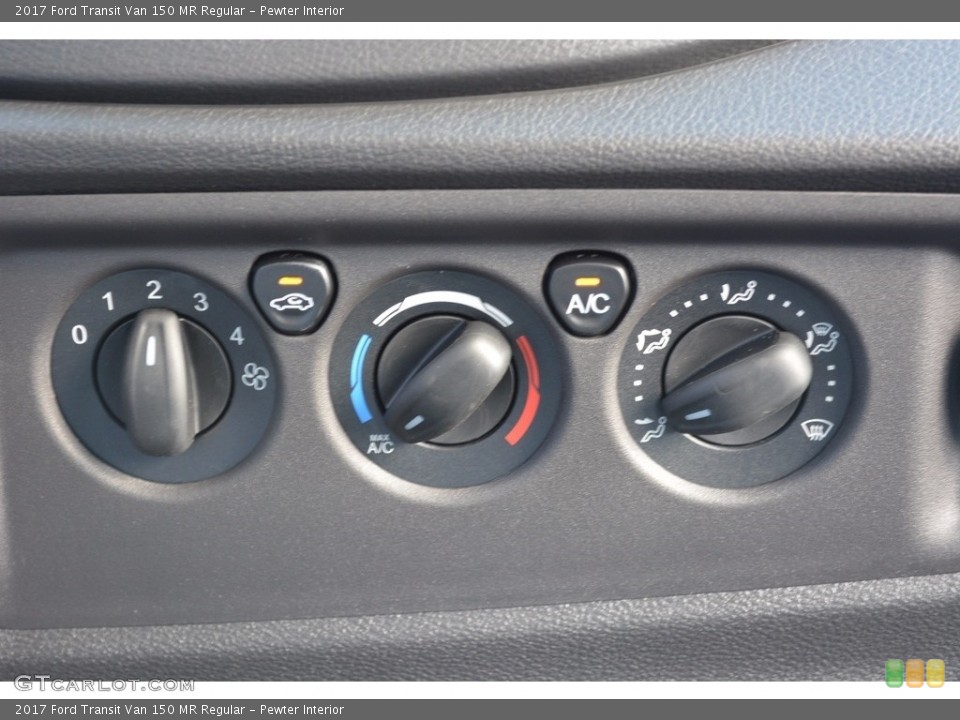 Pewter Interior Controls for the 2017 Ford Transit Van 150 MR Regular #115654349